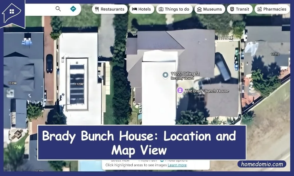 Brady Bunch House Location & Map View