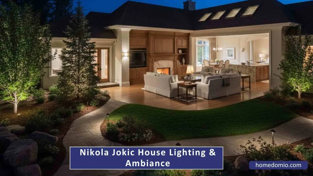 Nikola Jokic House: Inside The Nba Mvp'S Stunning Cherry Hills Estate 14 Lighting & Ambiance