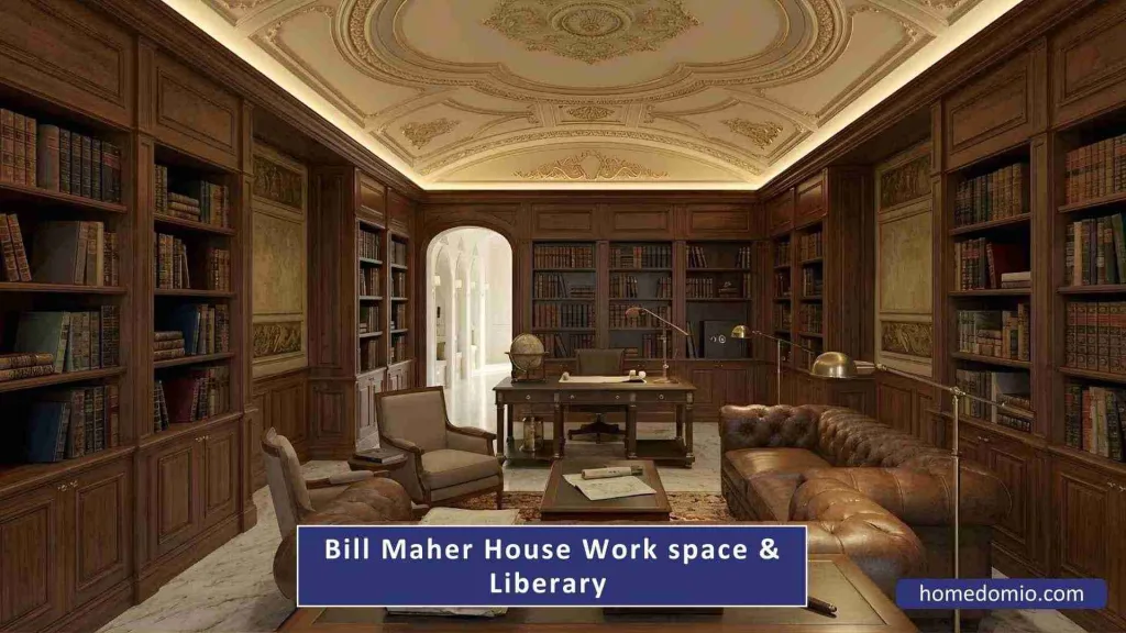Bill Maher House: Inside His $25M Beverly Hills Mansion 11 The Library: Where Ideas Come to Life