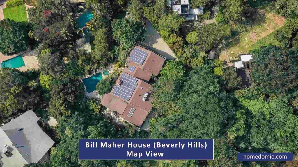 Bill Maher House: Inside His $25M Beverly Hills Mansion 3 Bill Maher House Beverly Hills: Location and Map View