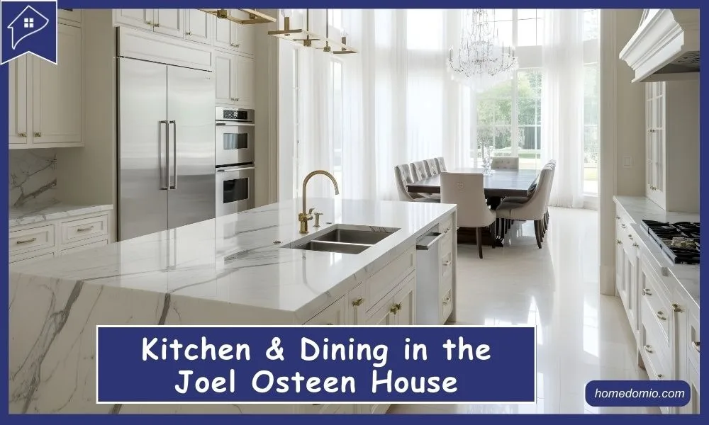 Inside The Joel Osteen House: A $15 Million Houston Landmark 7 Kitchen & Dining in the Joel Osteen House