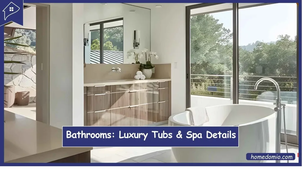Bathrooms: Luxury Tubs & Spa Details