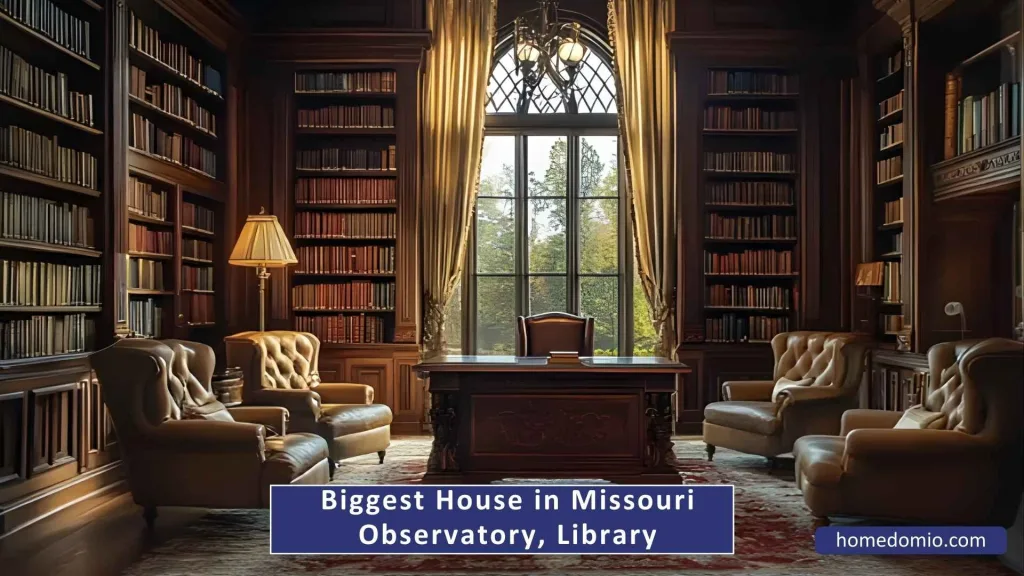 Biggest House In Missouri - Chateau Pensmore Full Tour And Complete Guide 10 The Observatory, Library and Museum