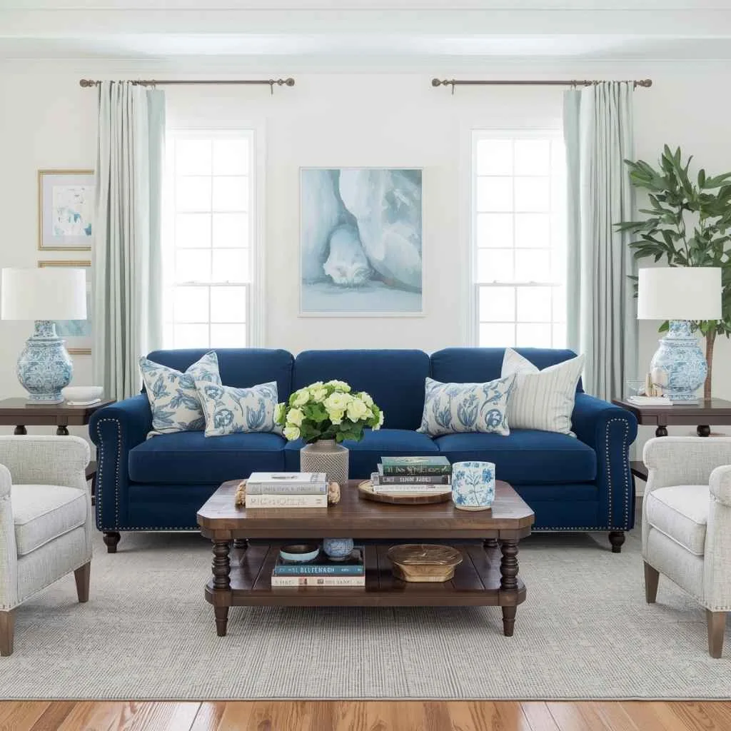 Choose an Ocean Blue Statement Sofa