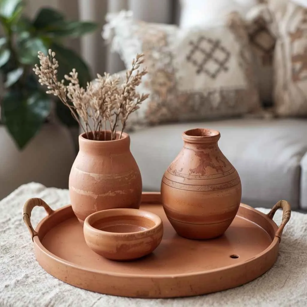 Terracotta and Earthy Pottery