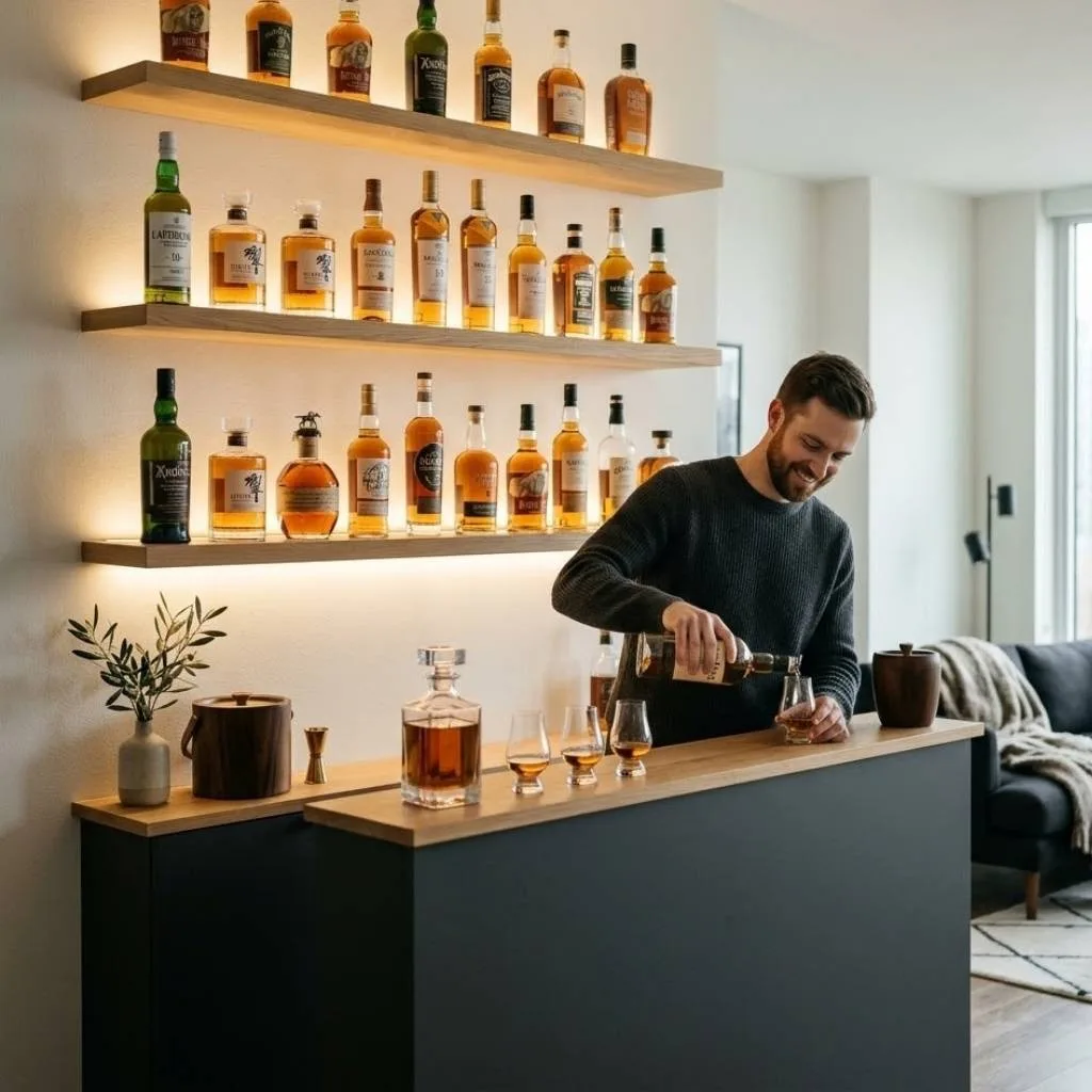 The Modern Minimalist Whiskey Bar