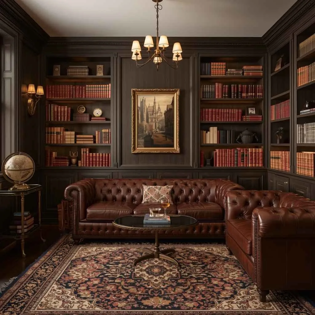 The Classic Gentleman's Study Vibe