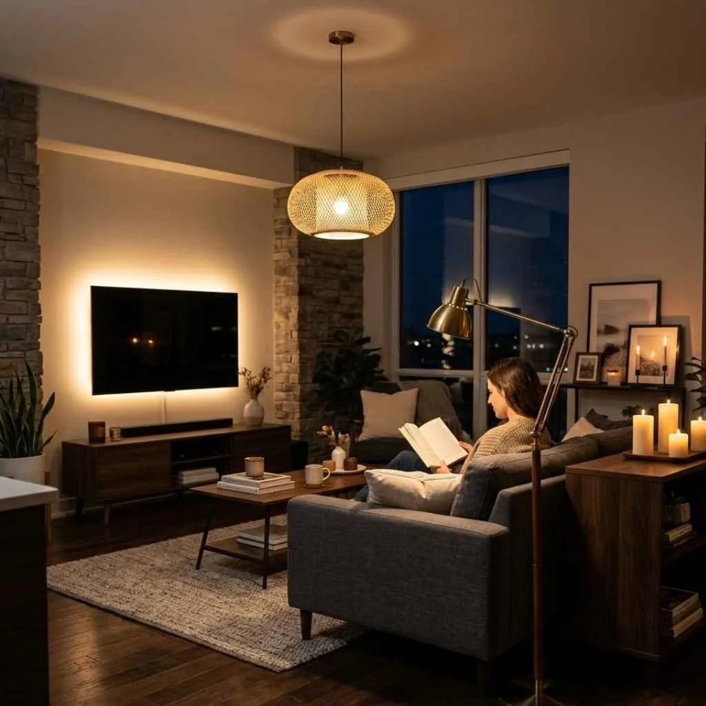 12 Modern Living Room Decor Ideas That Will Transform Your Space 5 Layer Your Lighting Like a Pro