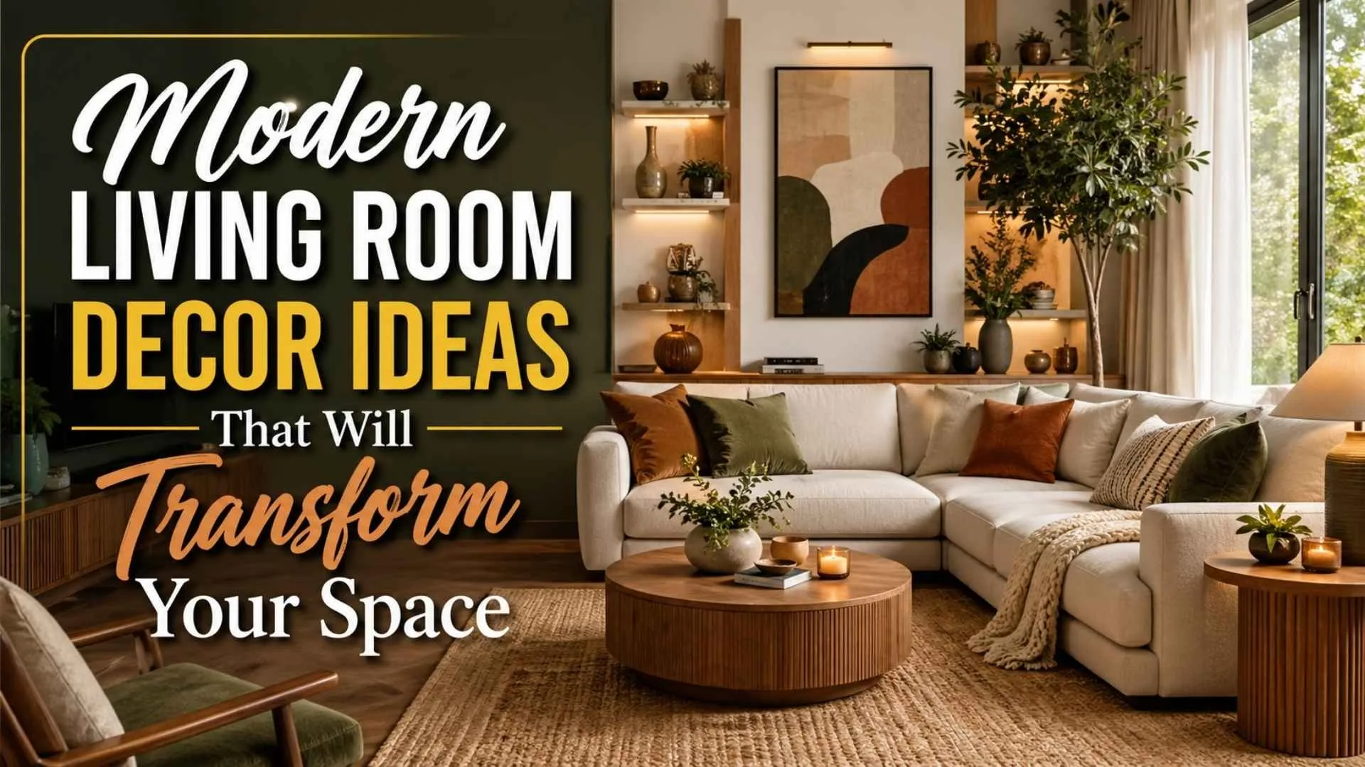 12 Modern Living Room Decor Ideas That Will Transform Your Space 1 Modern Living Room Decor Ideas