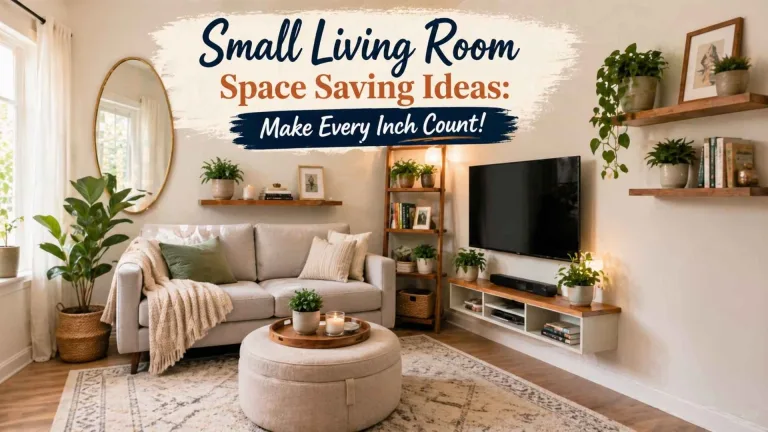 Small Living Room Space Saving Ideas