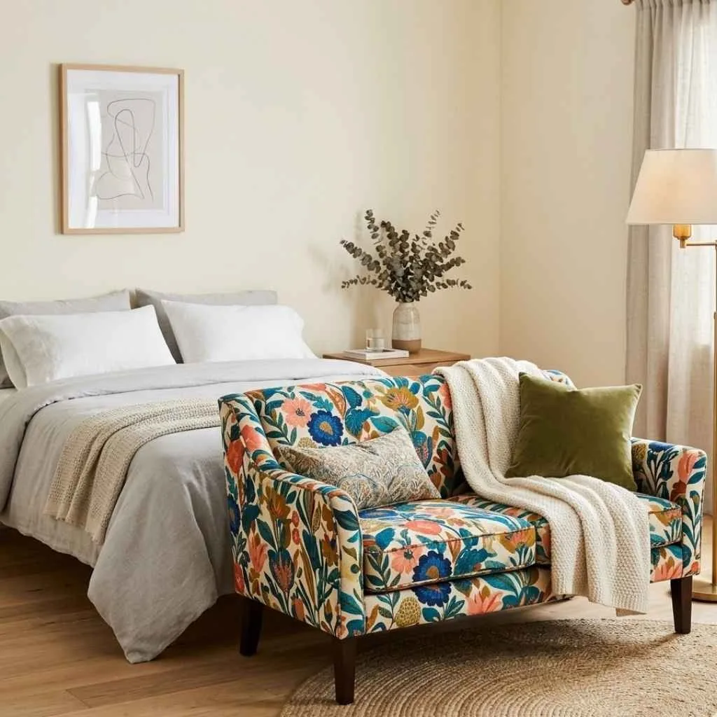 The Accent Sofa in a Bold Print