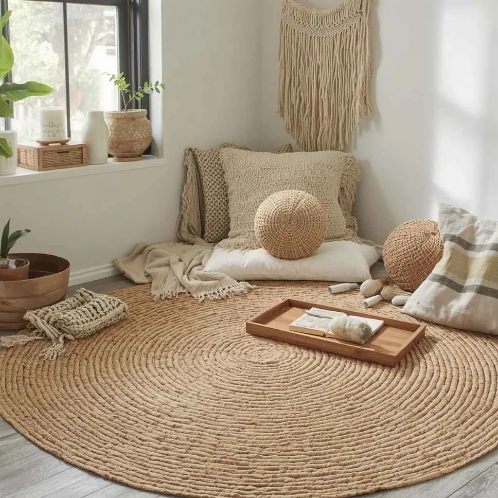 Floor Seating and Meditation Corner