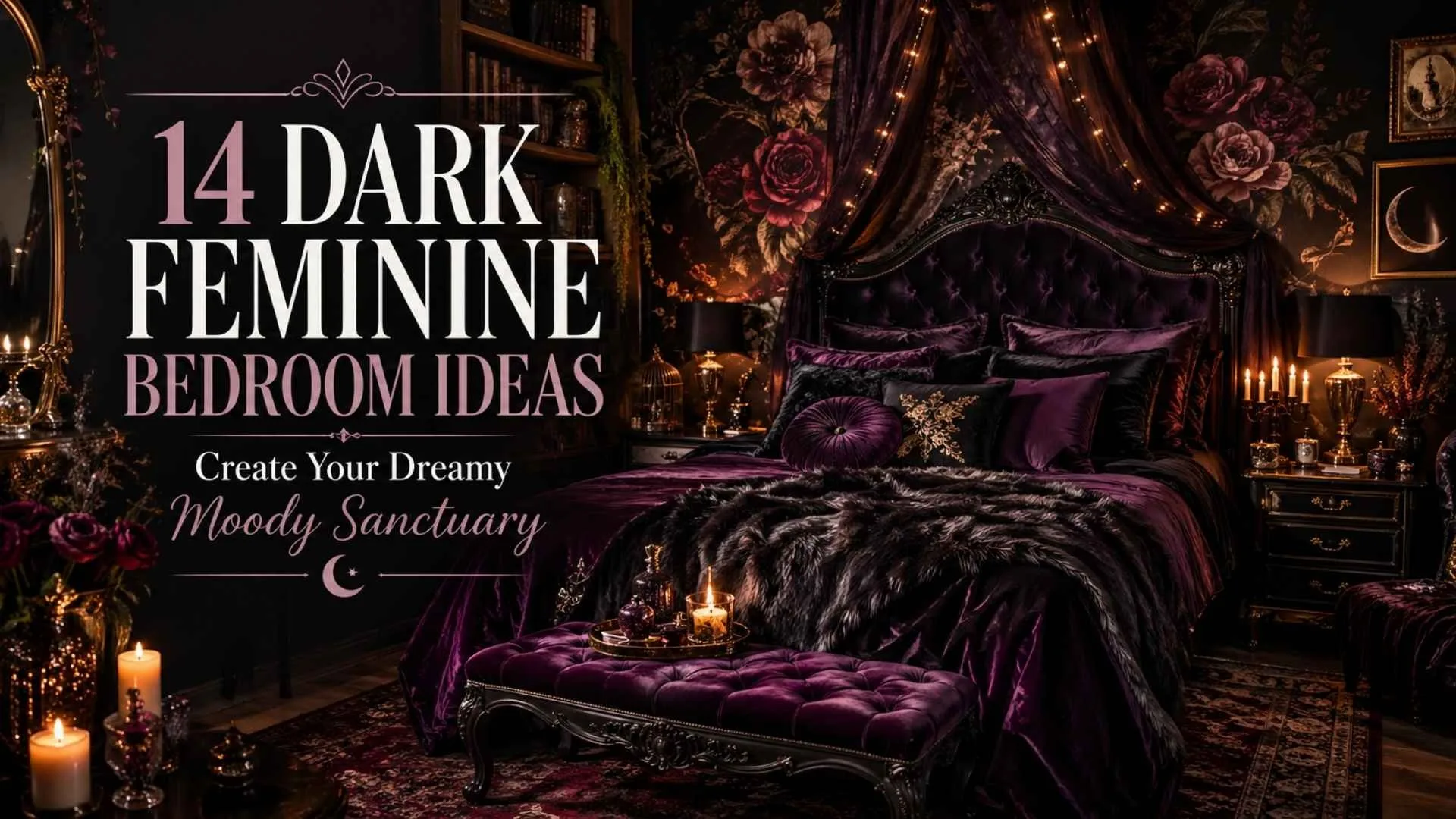 Dark Feminine Bedroom Ideas
