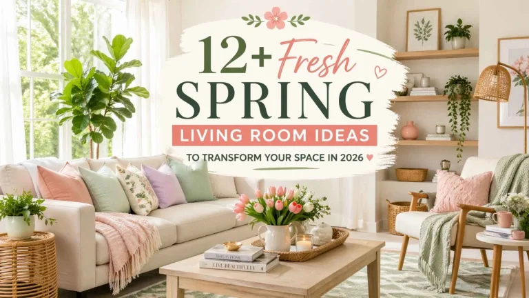 Spring Living Room Decor Ideas
