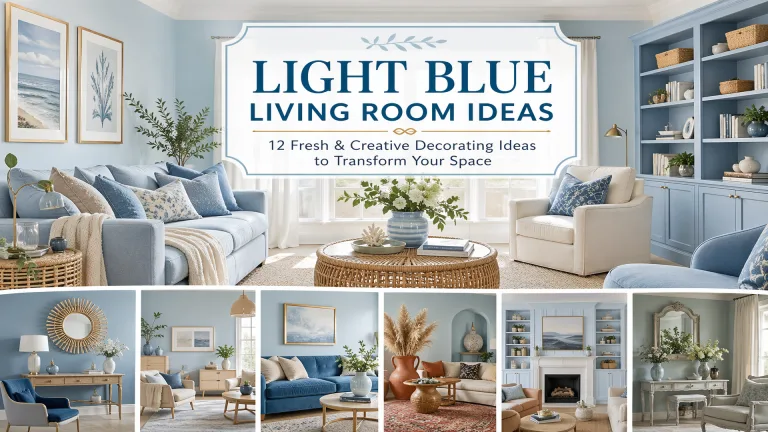 Light Blue Living Room Ideas
