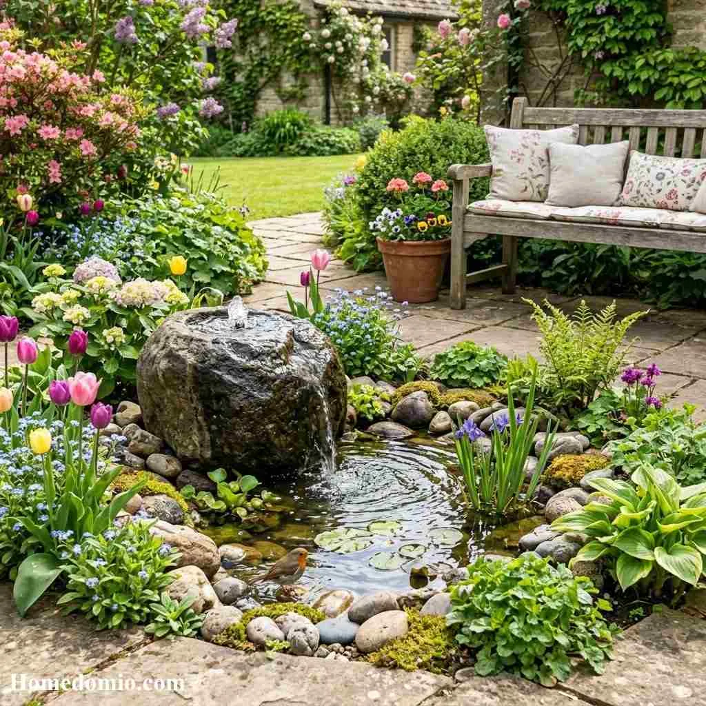 Spring Outdoor Living Ideas: Fresh Ways to Refresh Your Outdoor Space This Season 7 Add a Small Water Feature