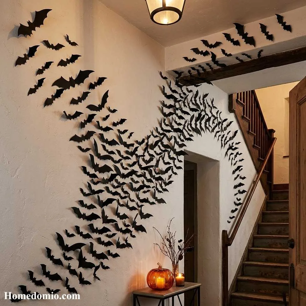  Bat Wall Swarm Decoration