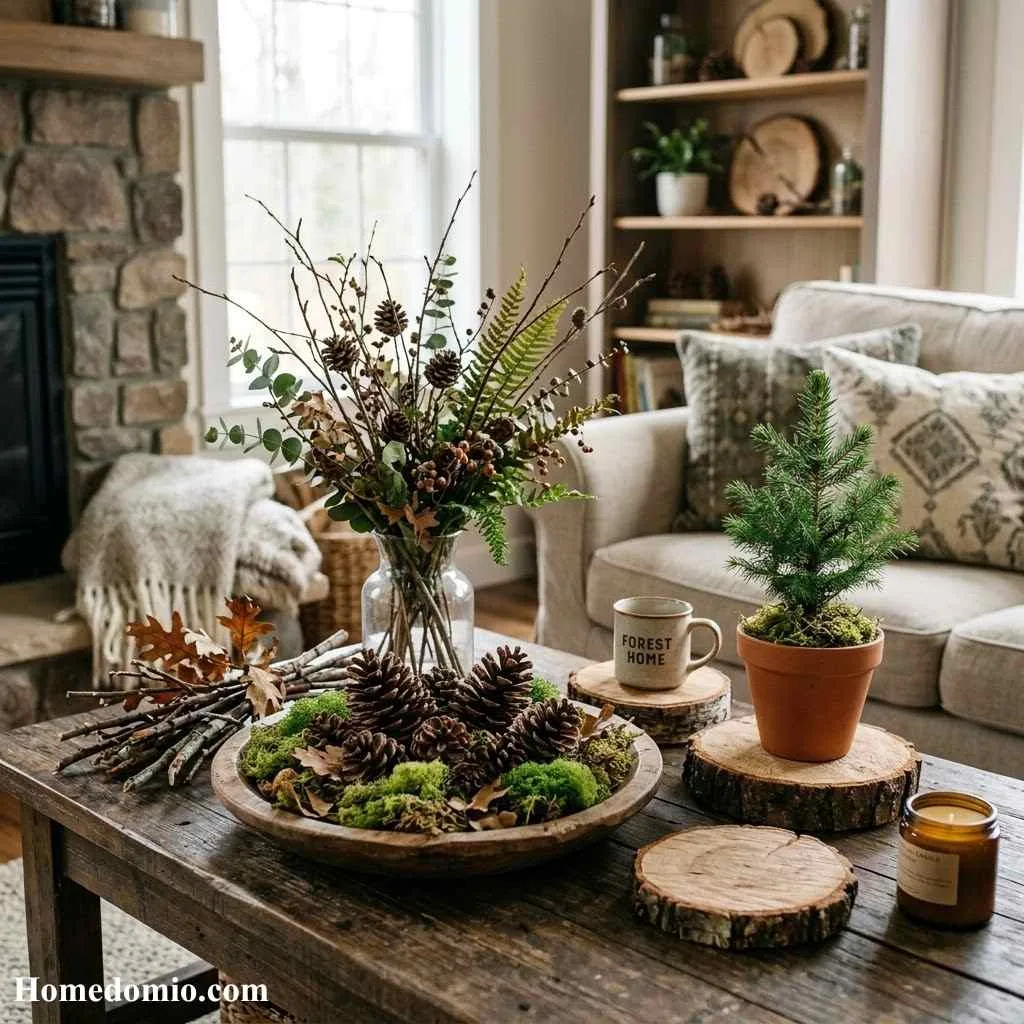 Bringing the Forest Indoors with Natural Elements 