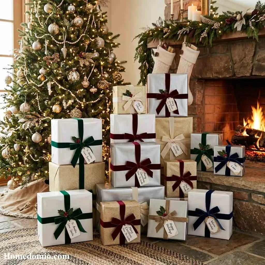 Gift Wrapped Decorative Boxes Display