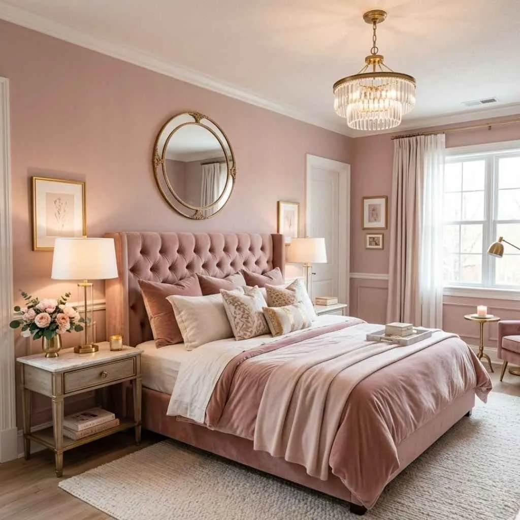 Blush Pink for a Soft Romantic Atmosphere