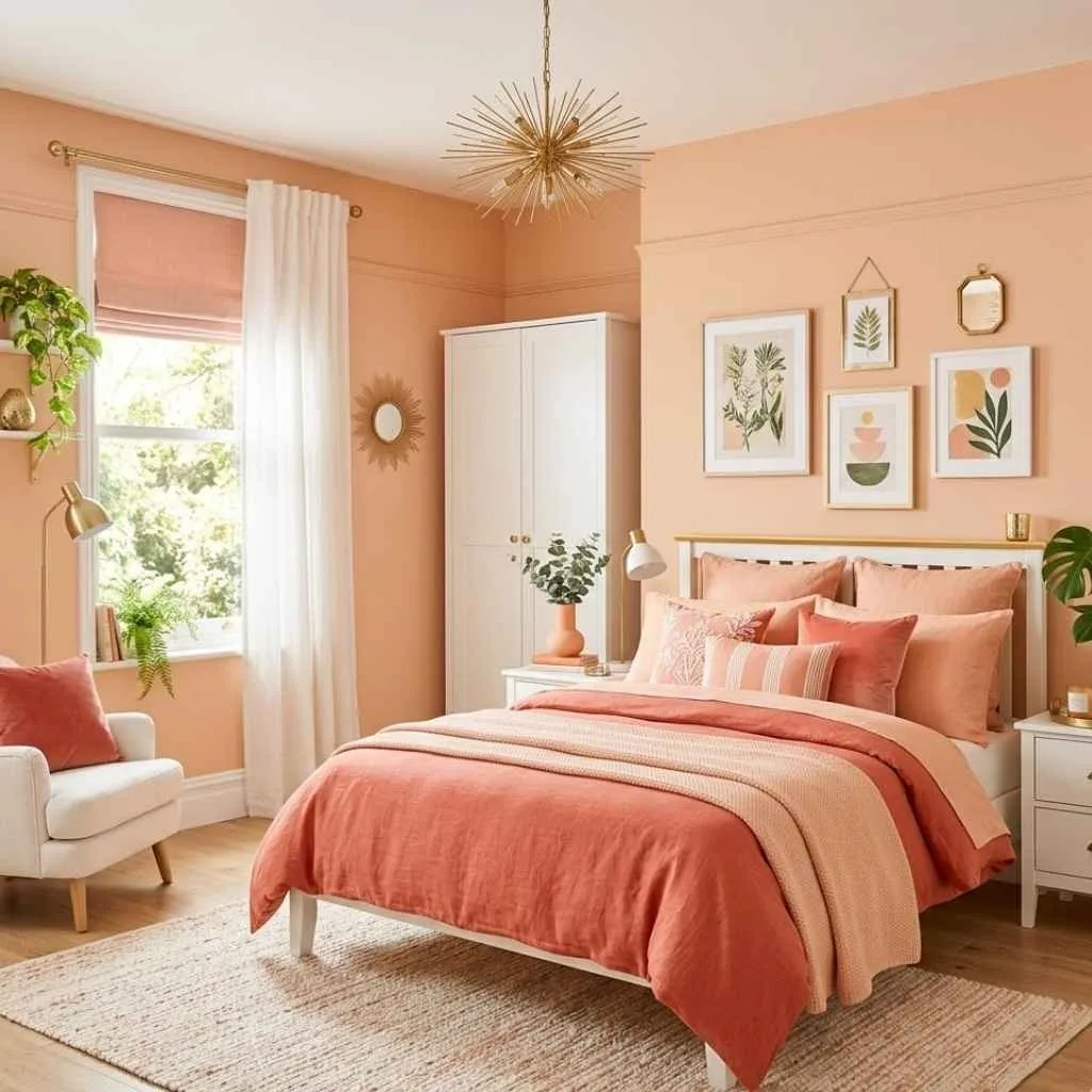  Peach and Coral for a Warm Cheerful Energy
