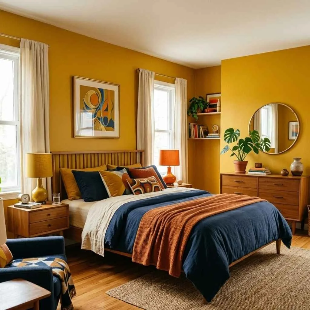 Mustard Yellow for a Retro Warm Statement