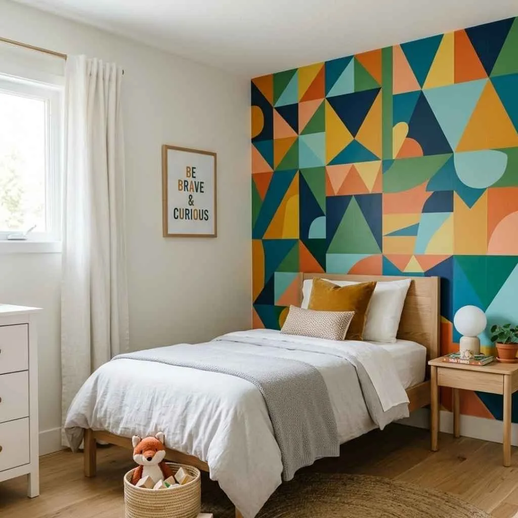 Kids Bedroom Design Ideas: 12 Creative Ways to Create a Space They Will Love 5 Go Bold with a Colorful Accent Wall