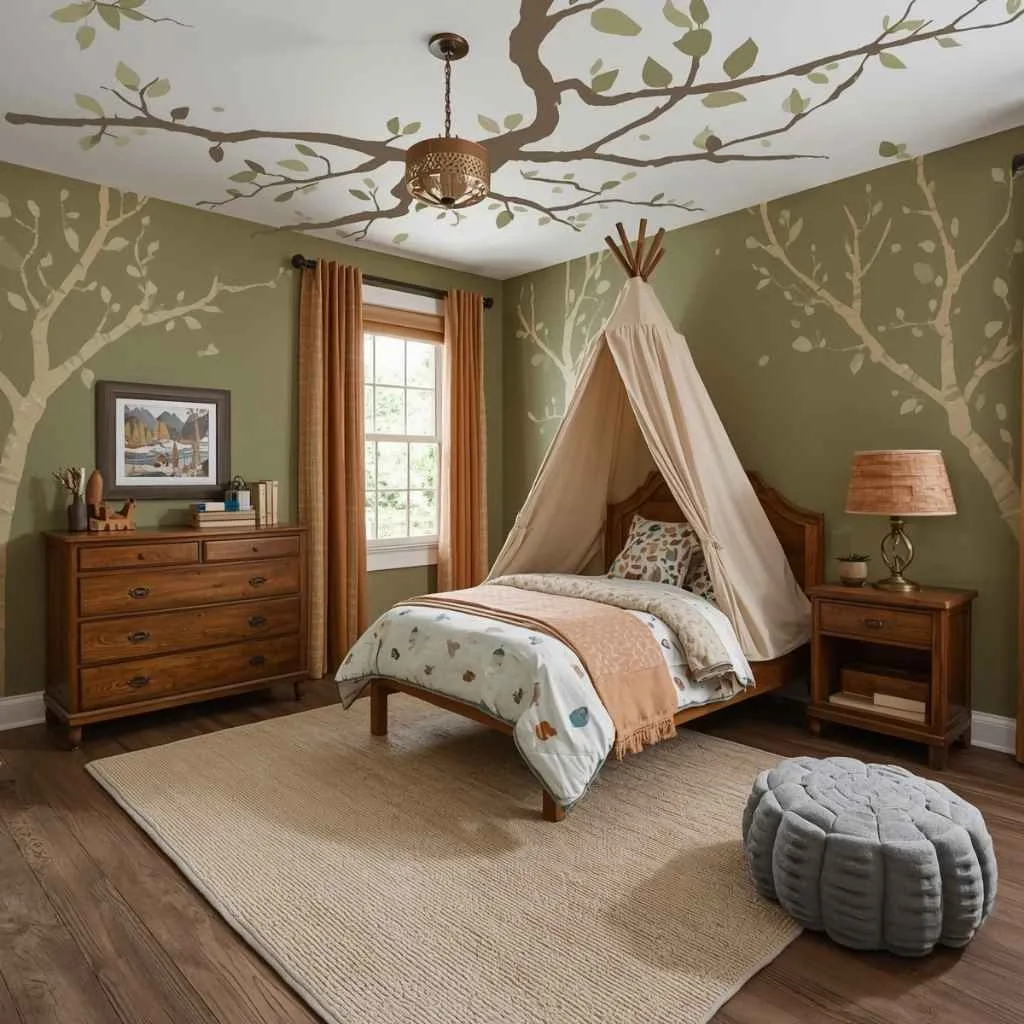 Kids Bedroom Design Ideas: 12 Creative Ways to Create a Space They Will Love 2 Bring the Outdoors In with a Nature Themed Bedroom