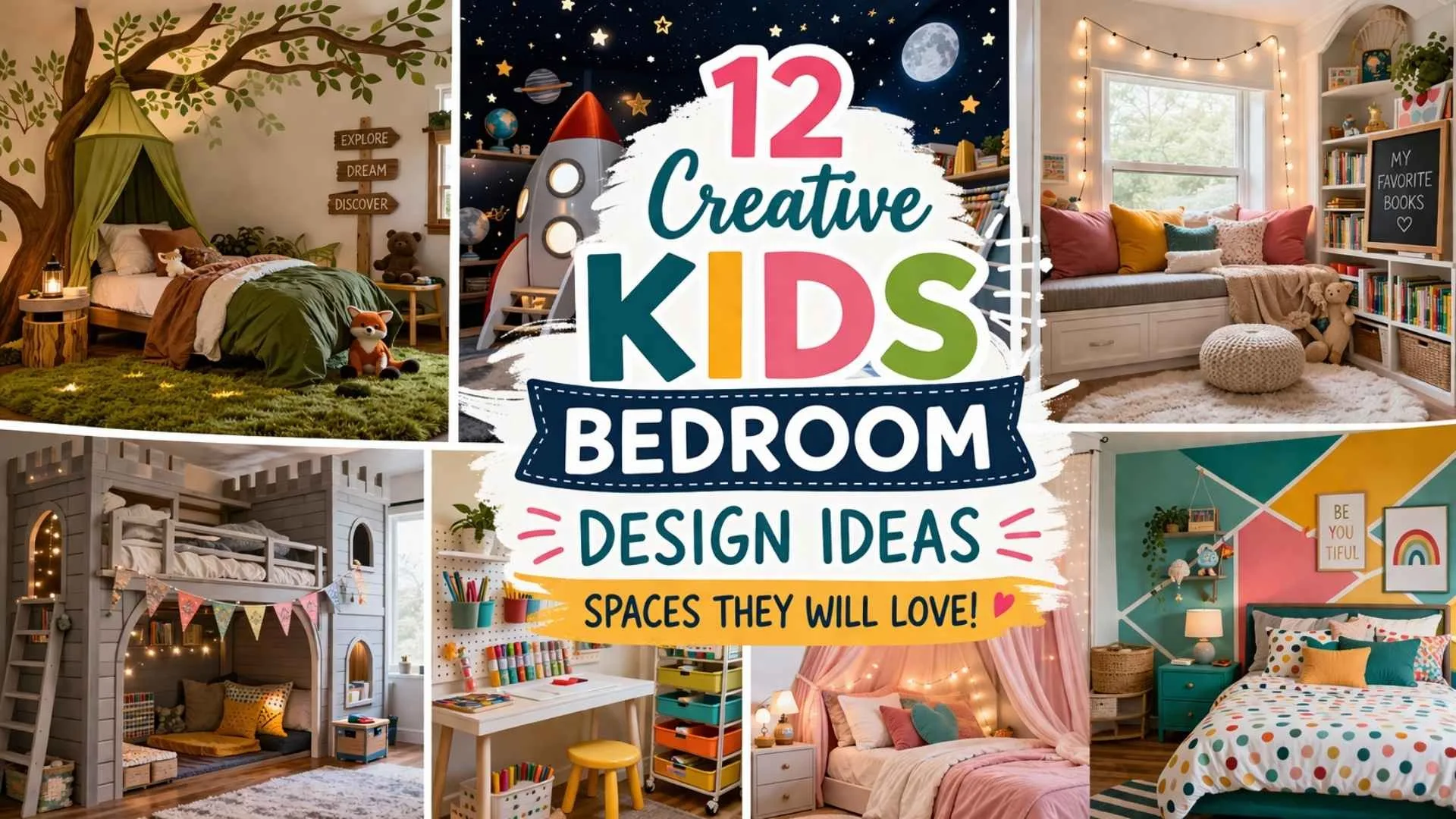 Kids Bedroom Design Ideas: 12 Creative Ways to Create a Space They Will Love 1 Kids Bedroom Design Ideas
