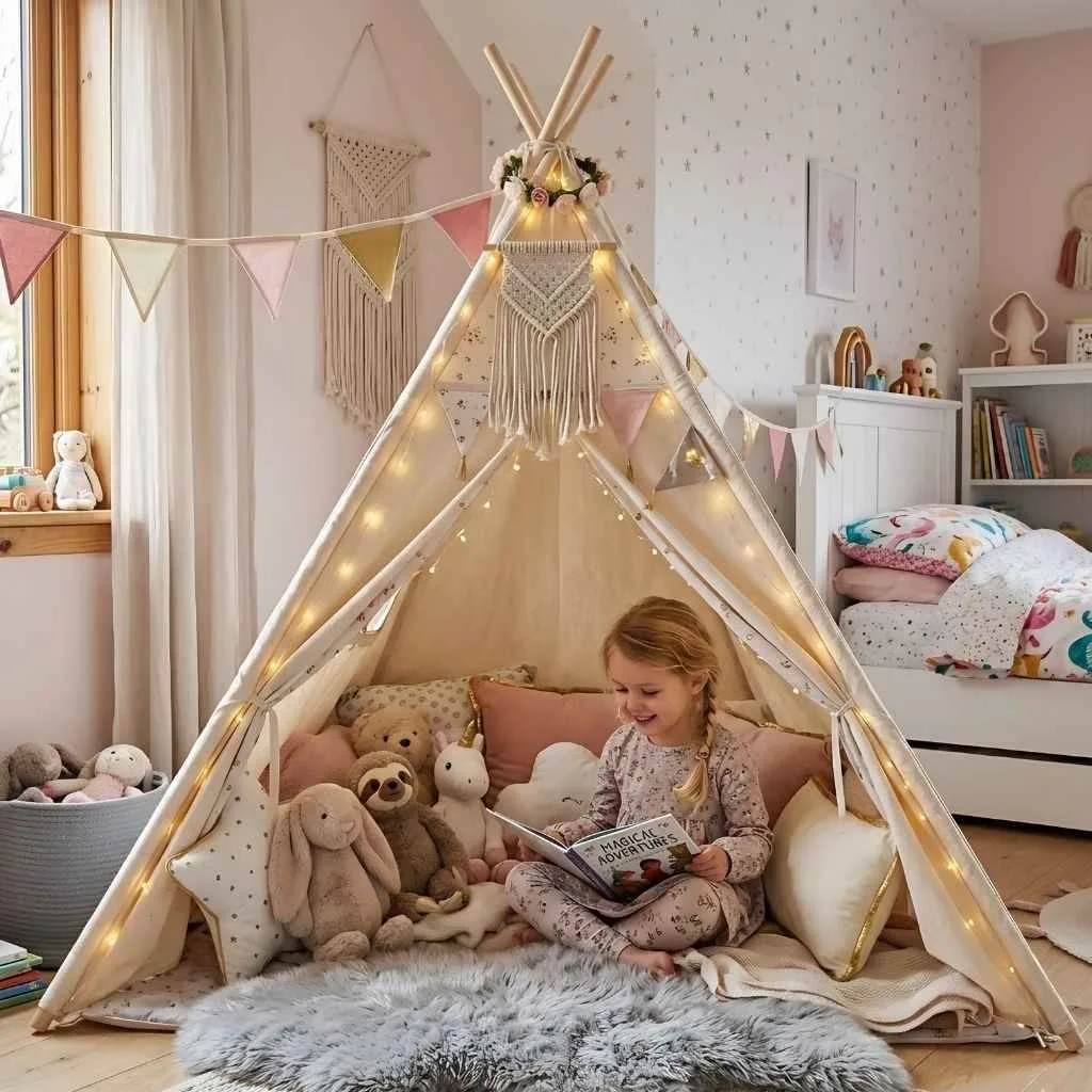 Canopy Tent or Teepee Play Corner