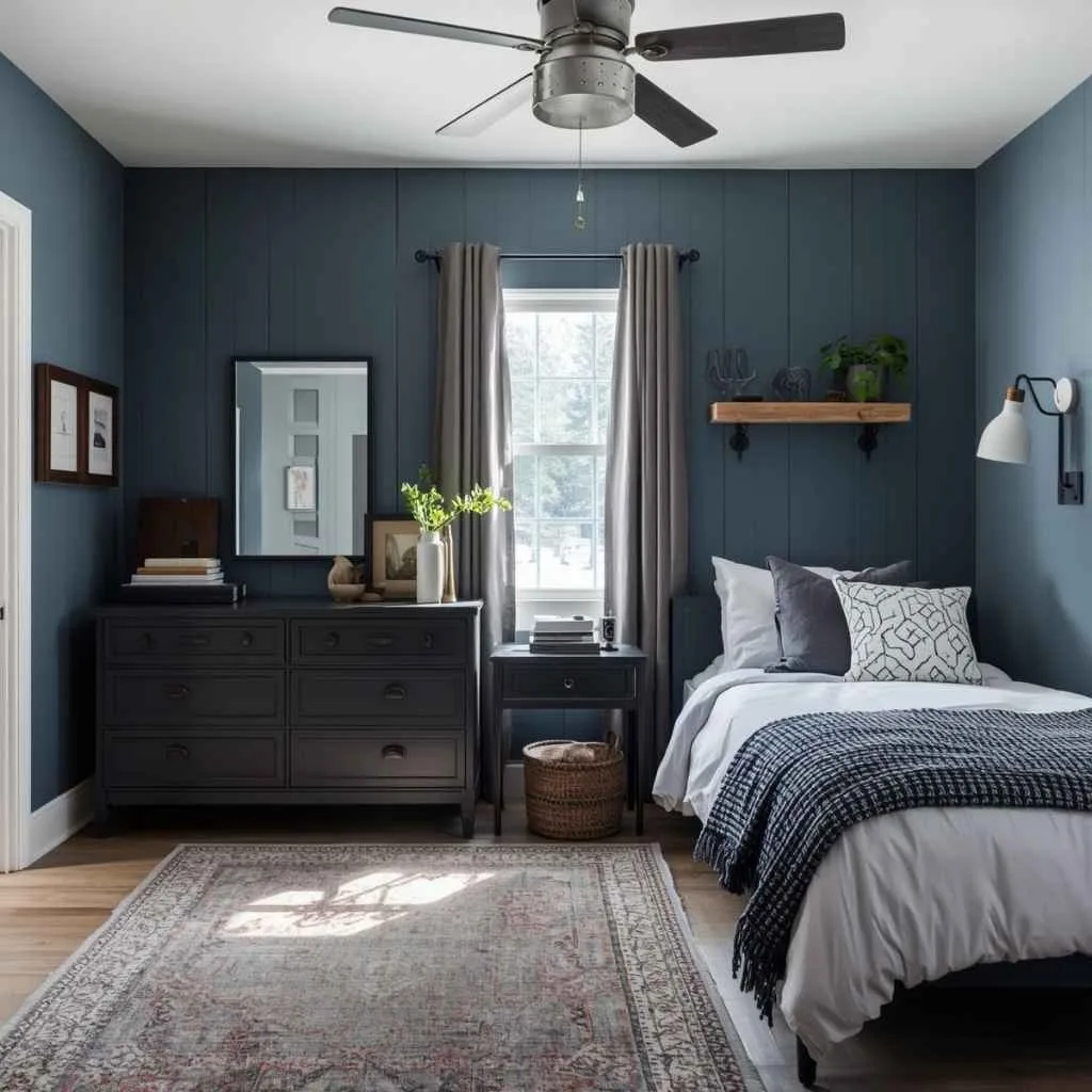 Rugged Slate Blue and Stone Gray