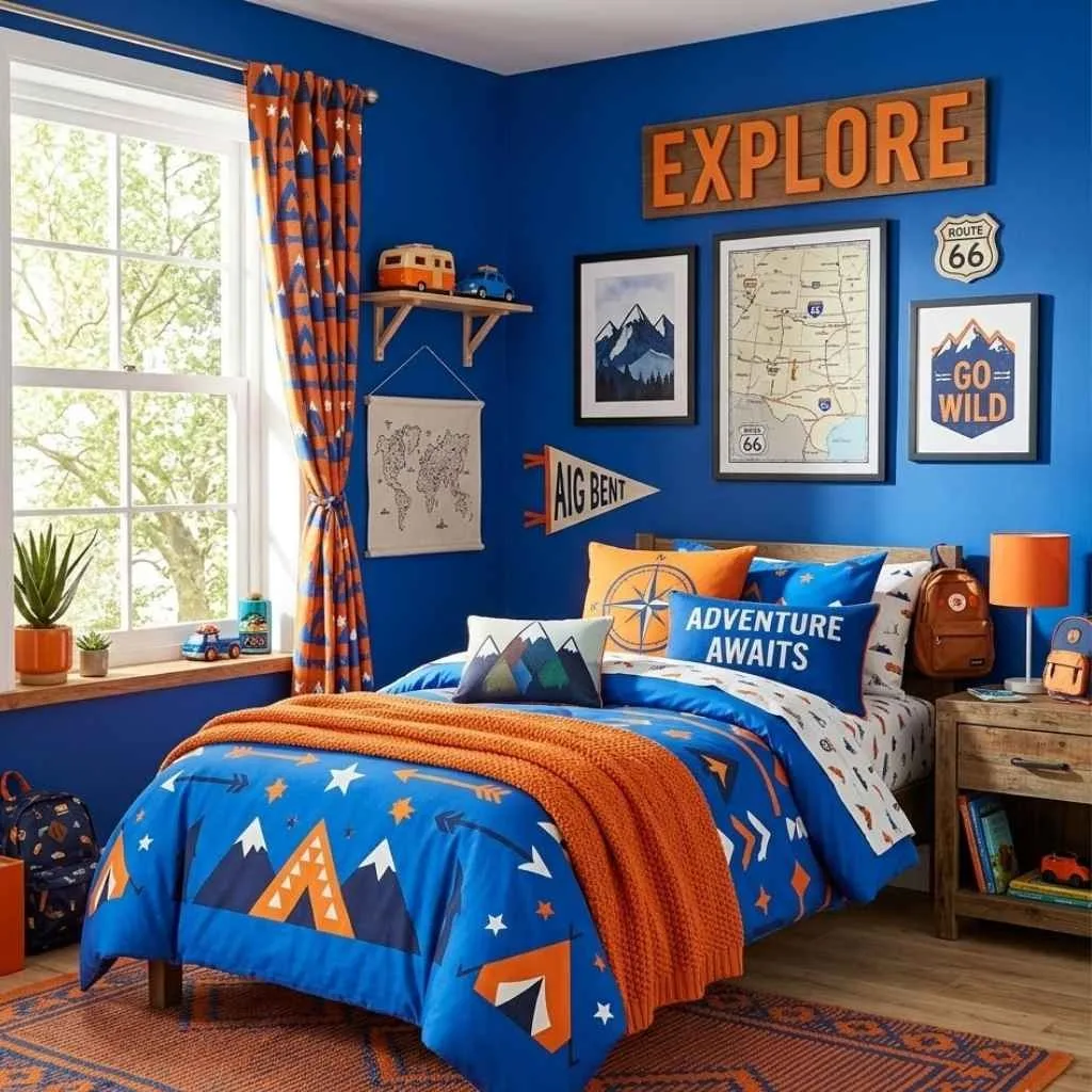 Adventure Orange and Cobalt Blue
