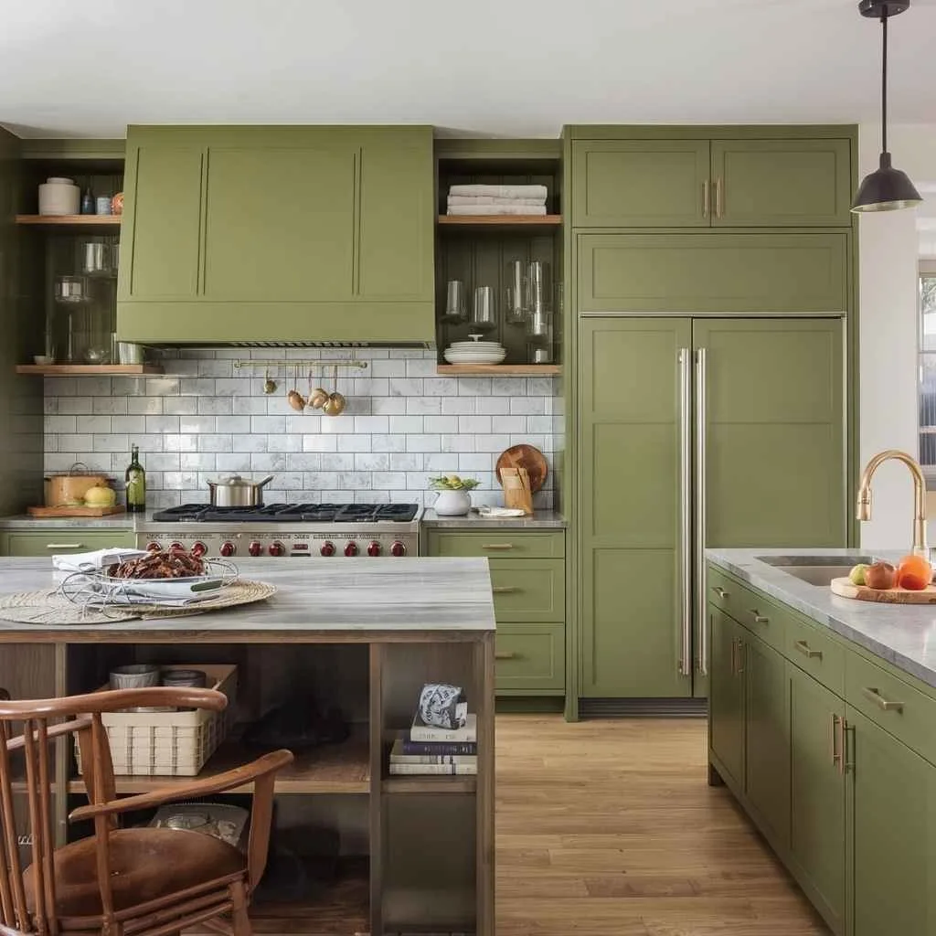  Avocado Green Cabinets for a Trendy, Modern Kitchen