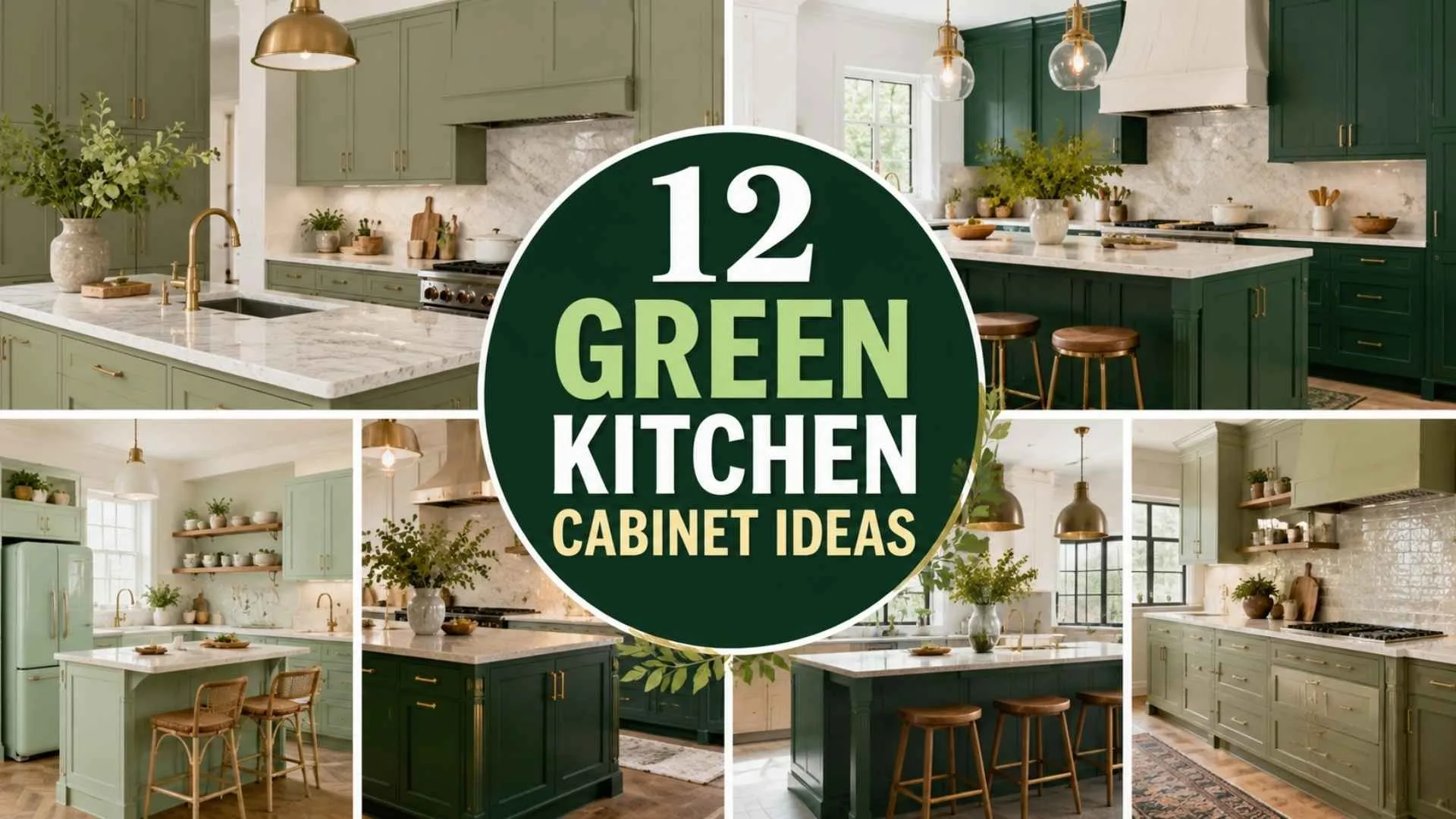 Green Kitchen Cabinet Ideas