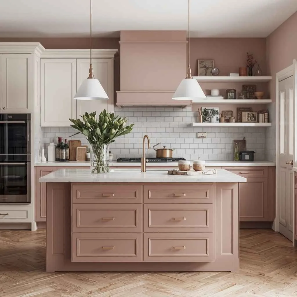 Dusty Mauve and Blush Pink