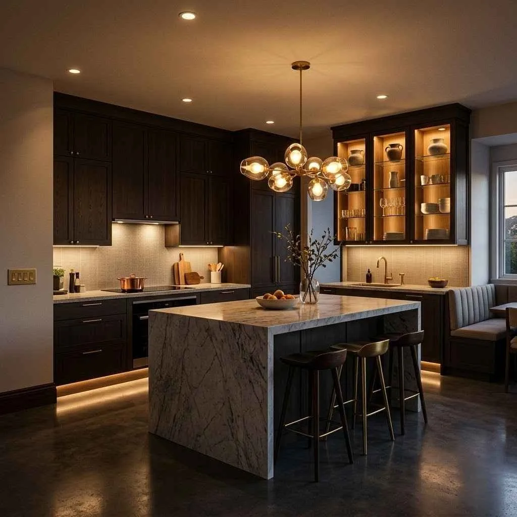 Dramatic Layered Lighting Design