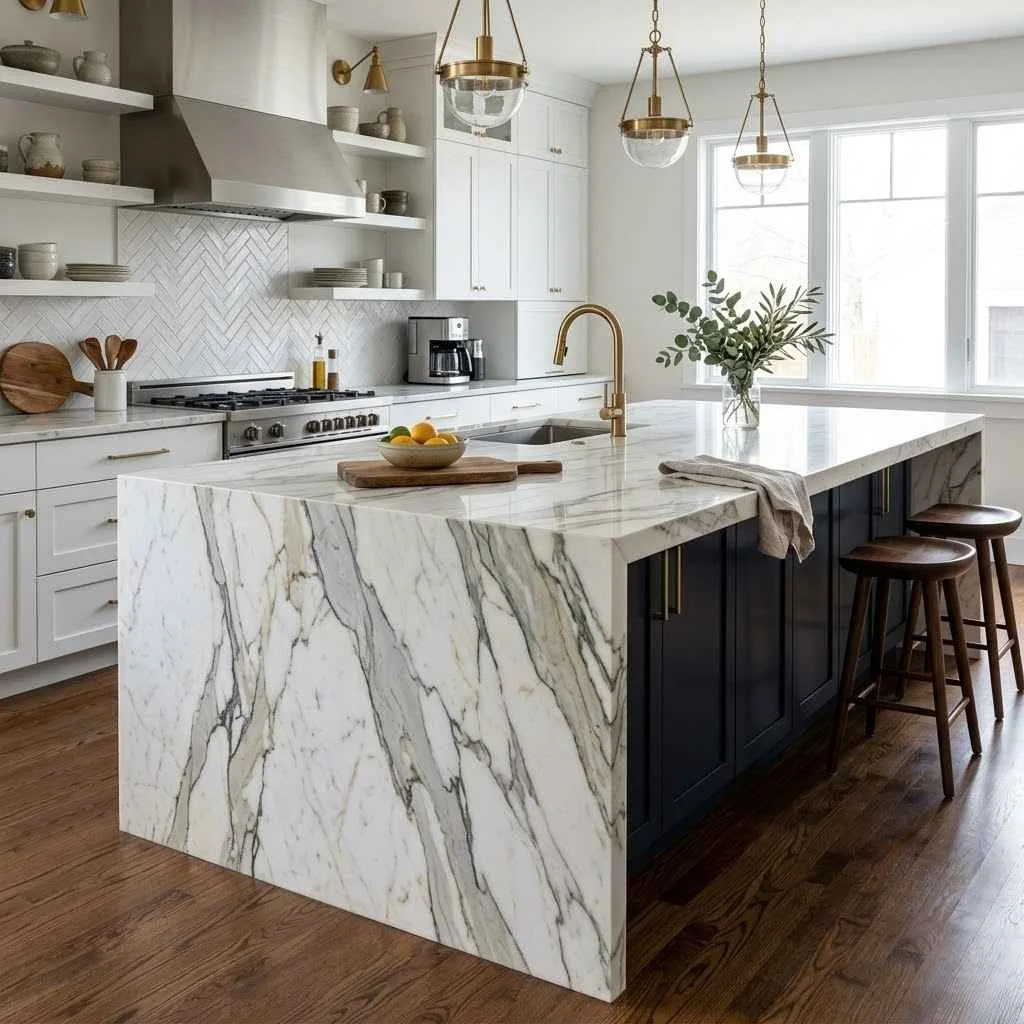 Statement Stone Countertops That Steal the Show