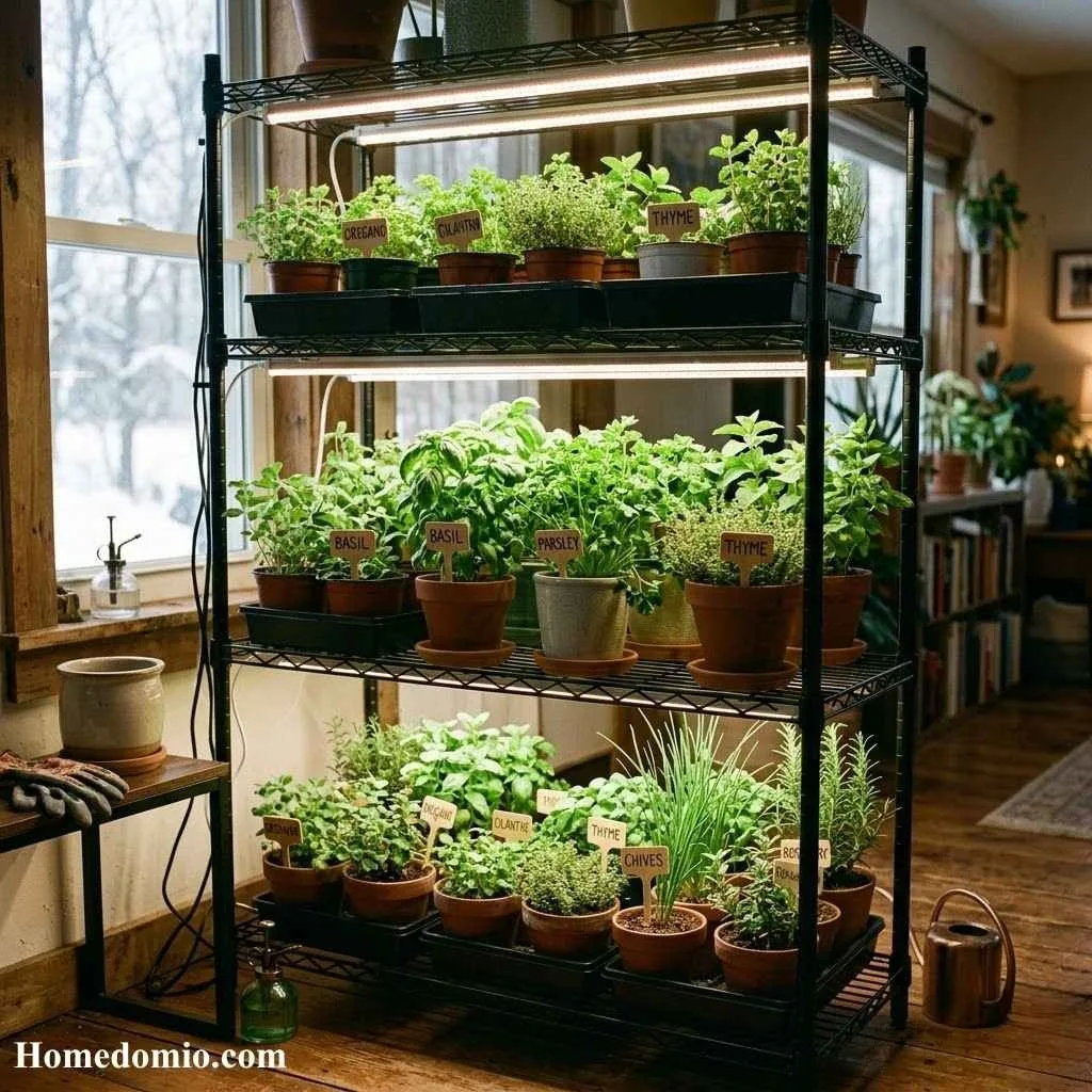 Indoor Grow Light Herb Garden