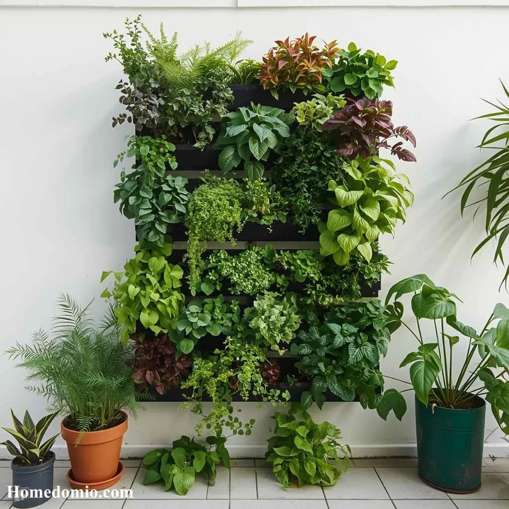 12 Garden Design Ideas for Your Outdoor Space 5 Vertical Garden Wall