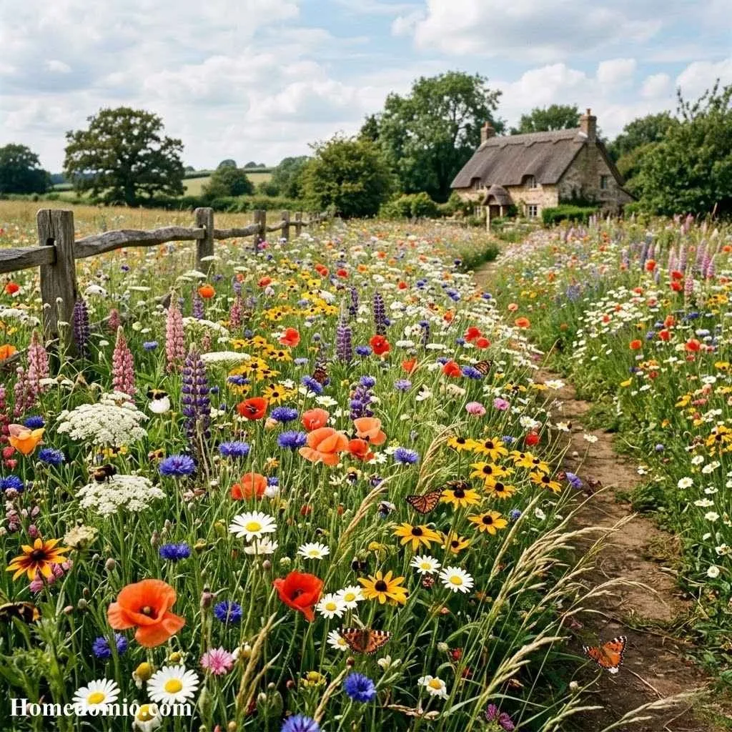 12 Garden Design Ideas for Your Outdoor Space 6 Wildflower Meadow Garden