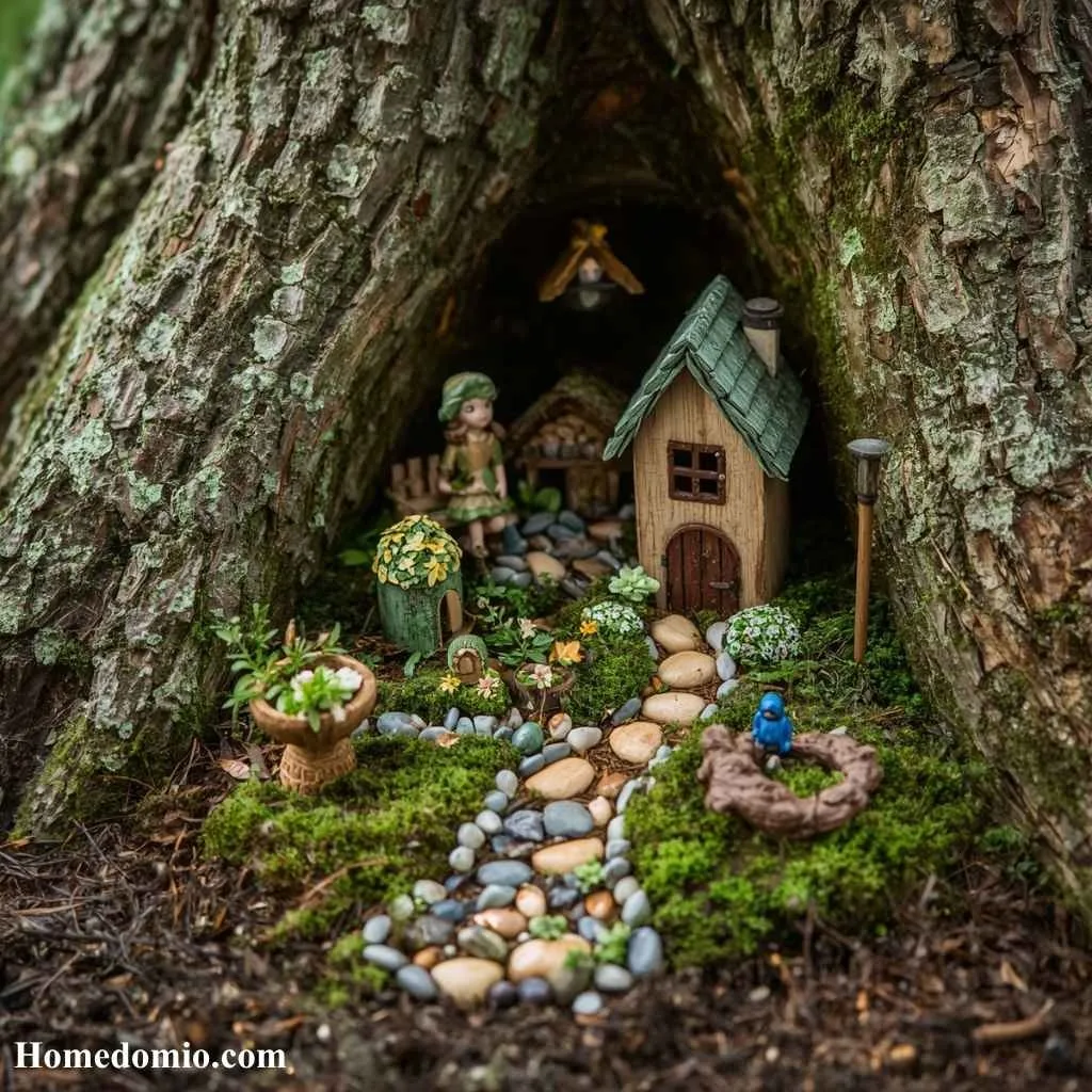 Fairy Garden with Miniature Village
