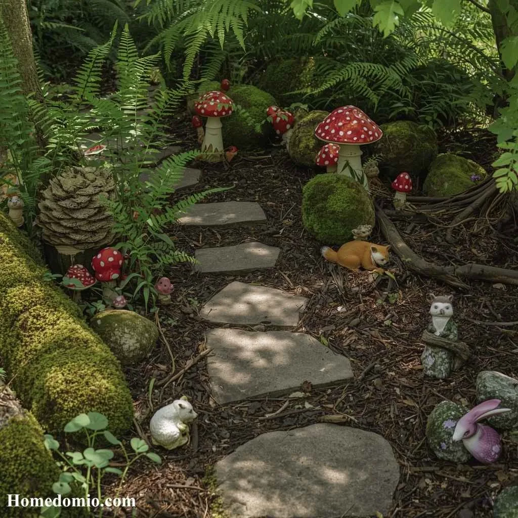  Storybook Toadstool and Woodland Creature Display