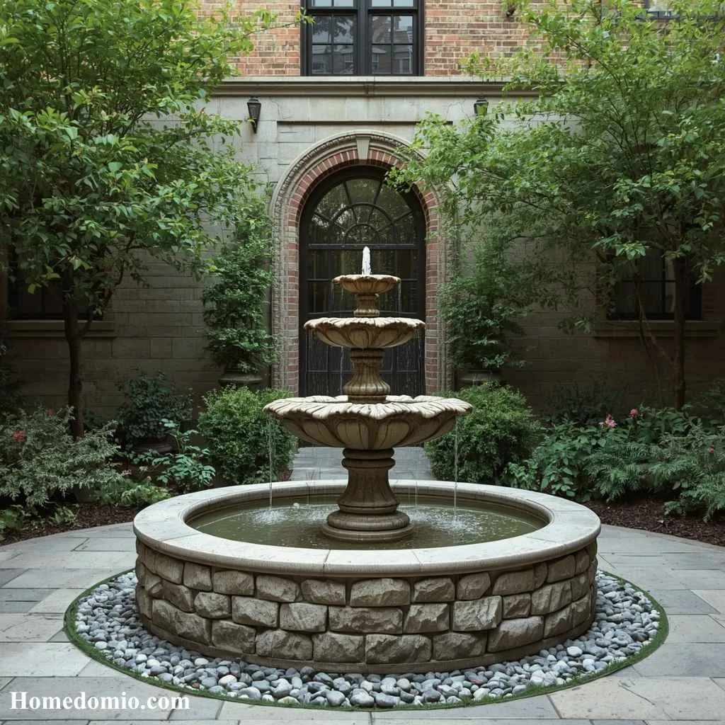 Central Water Feature Focal Point