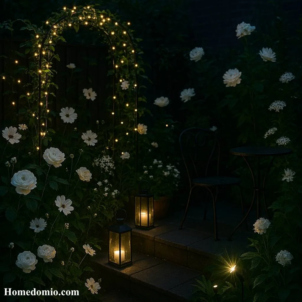 12 City Garden Ideas for Your Urban Space 12 Night Garden for City Evenings