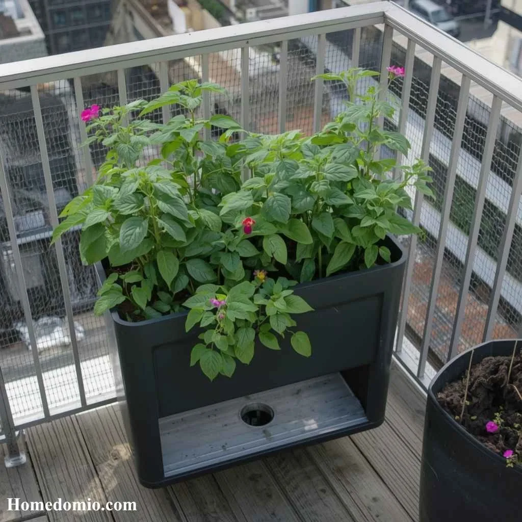 12 City Garden Ideas for Your Urban Space 9 Self Watering Planter System