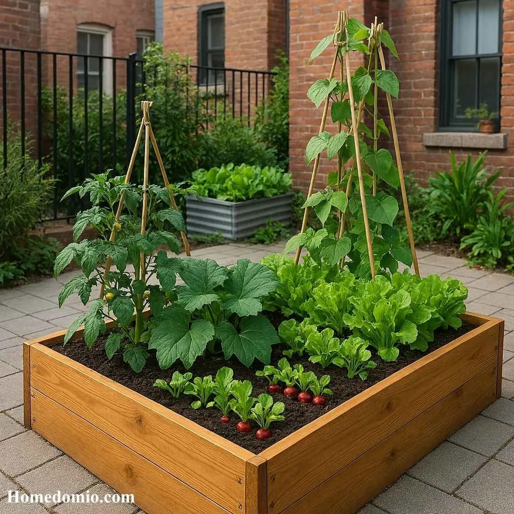 12 City Garden Ideas for Your Urban Space 7 Urban Raised Bed Vegetable Garden