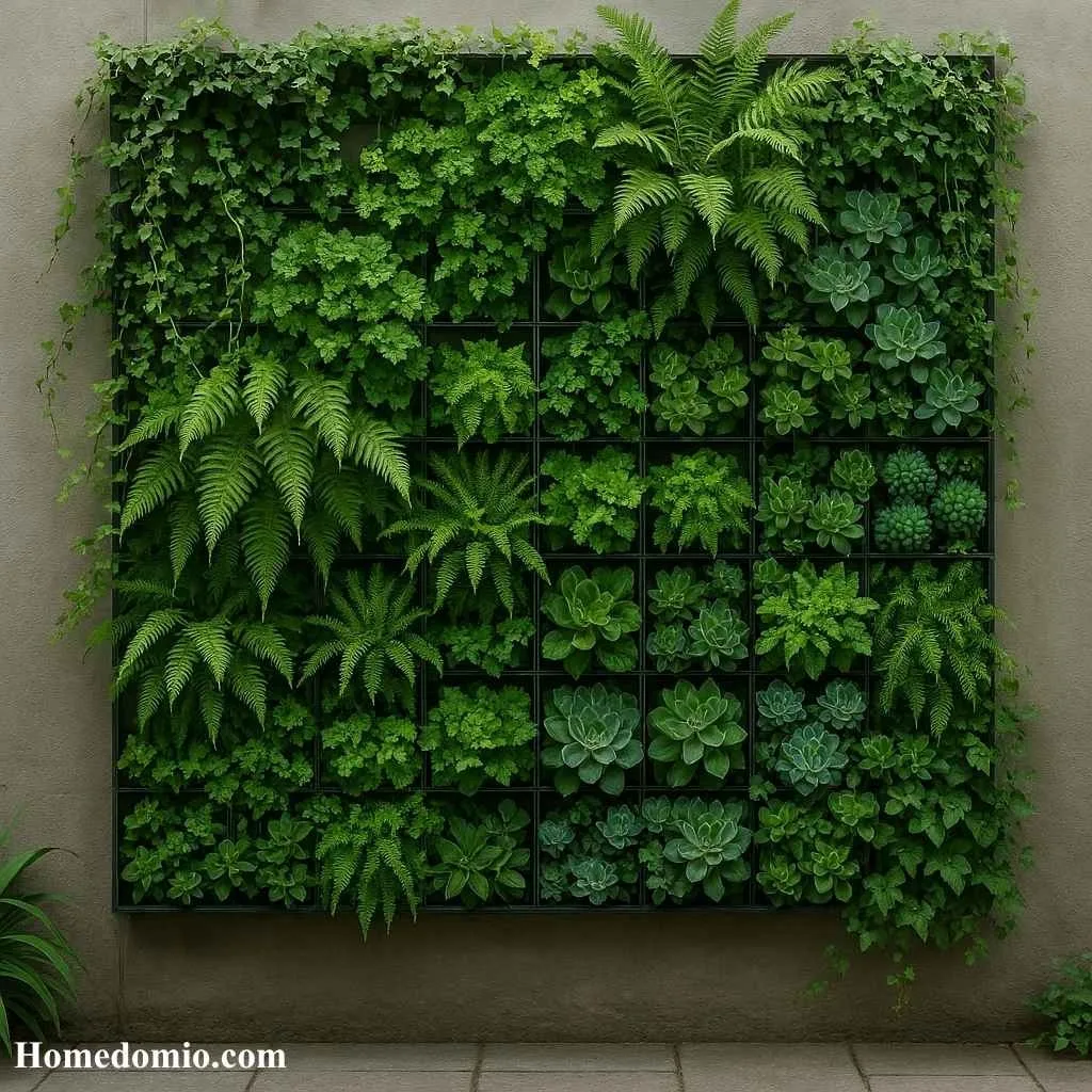 12 City Garden Ideas for Your Urban Space 2 Vertical Green Wall Garden