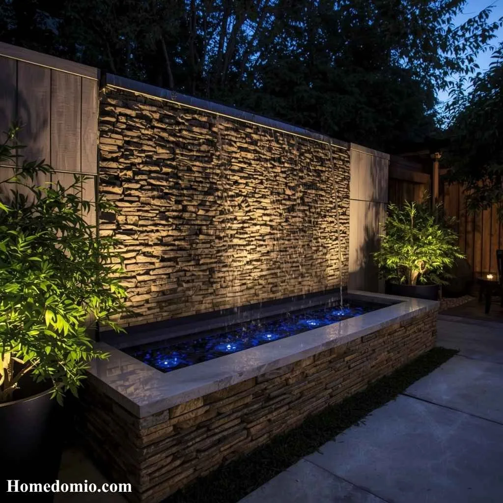 Bubbling Water Feature Wall