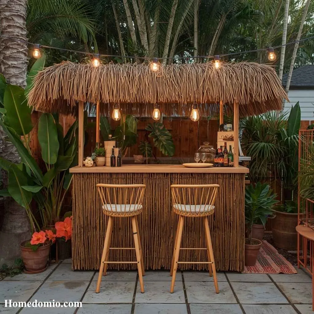 Tropical Tiki Bar Corner