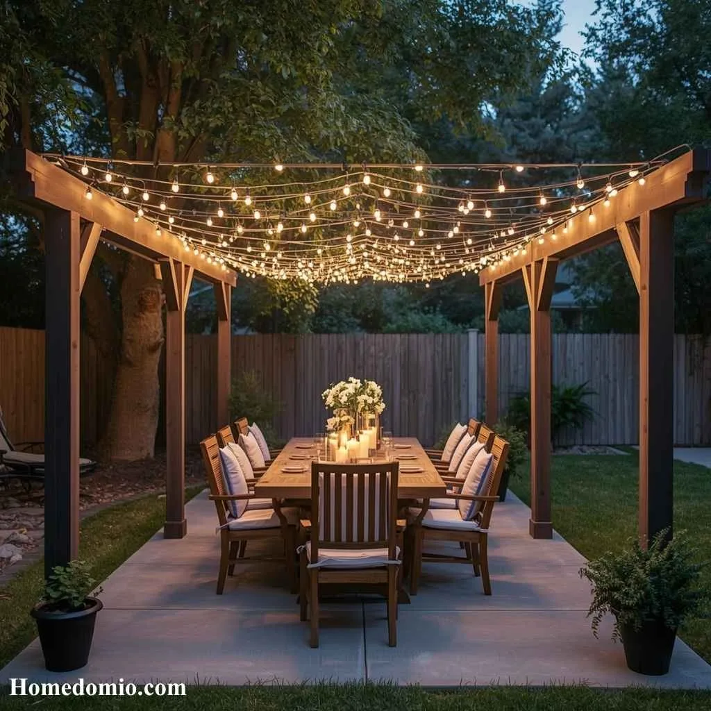 Fairy Light Canopy Overhead
